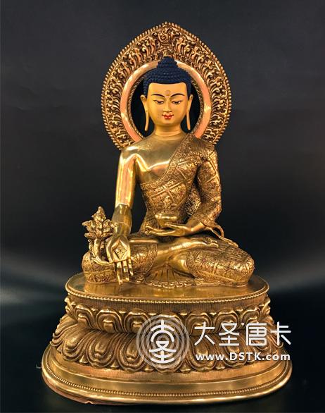 釋迦牟尼佛鎏金37cm