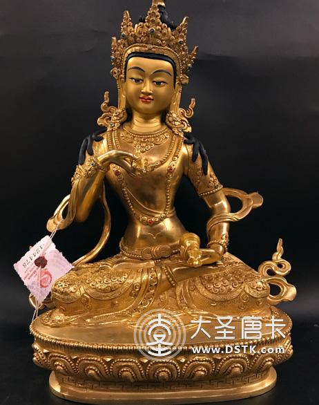 金剛薩垛鎏金一尺