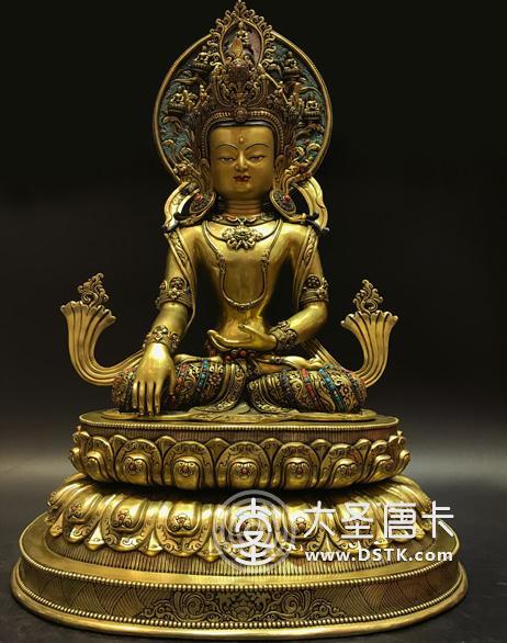 不動佛鎏金兩尺