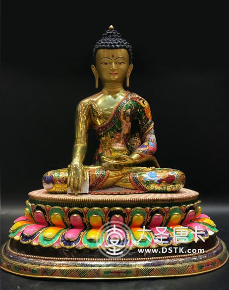 釋迦牟尼佛彩繪56cm