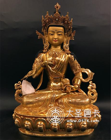 金剛薩垛鎏金一尺