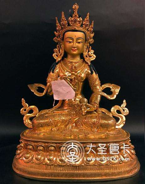 金剛薩垛鎏金一尺