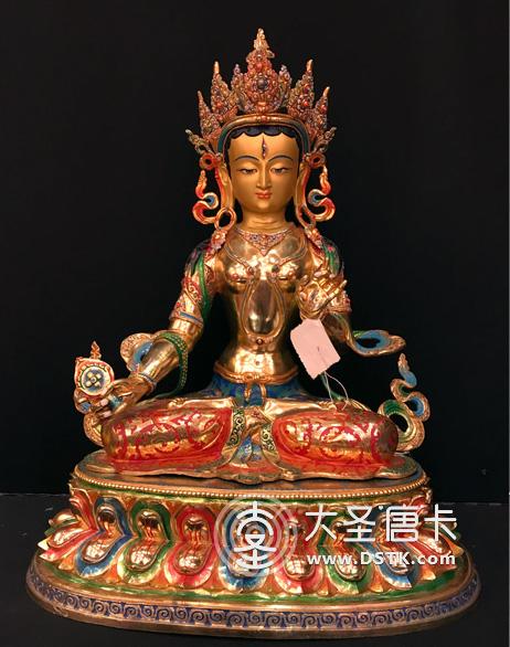 大白傘蓋佛母彩繪50cm