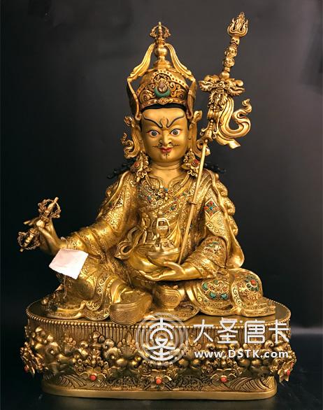 蓮花生大師鎏金60cm