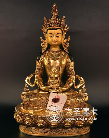 長壽佛鎏金精品32cm