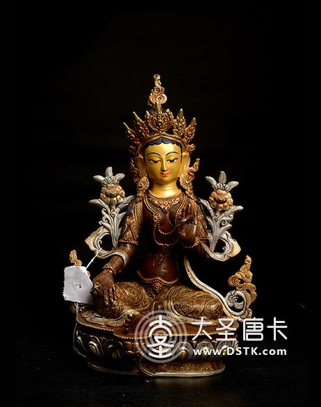 綠度母紫銅一尺