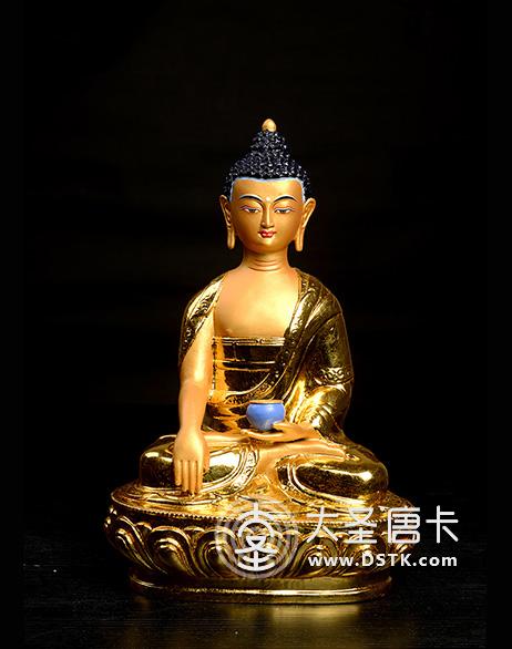 釋迦牟尼佛貼金一尺