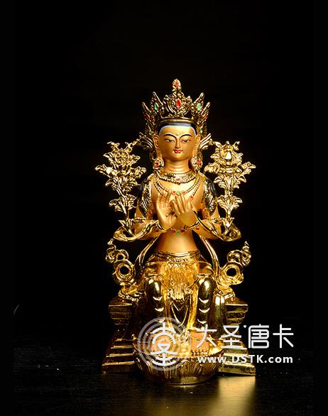 彌勒佛貼金一尺