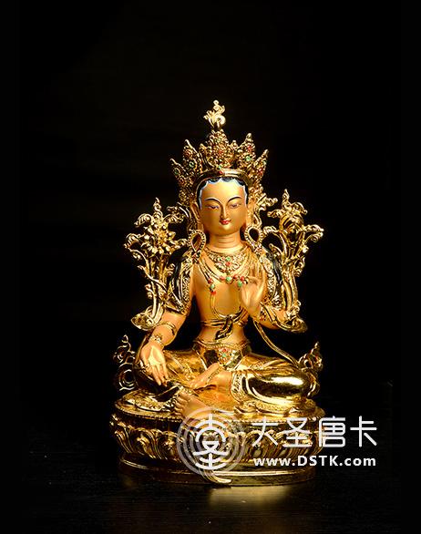 綠度母貼金一尺