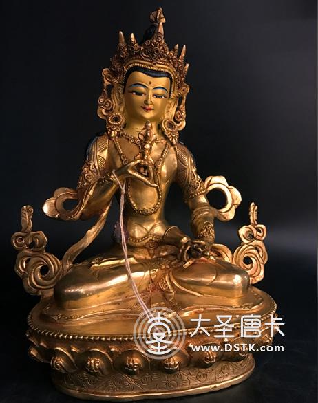 金剛薩垛鎏金7寸