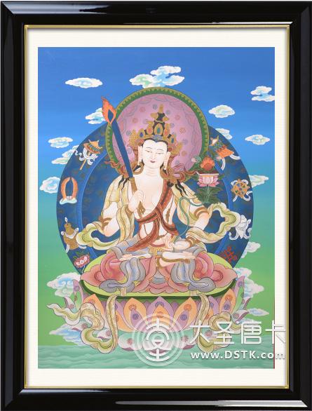 白文殊菩薩彩唐