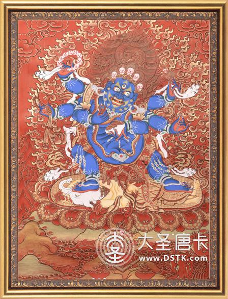 六臂瑪哈嘎拉彩唐