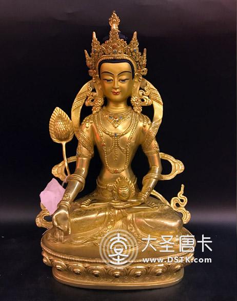 地藏王鎏金一尺