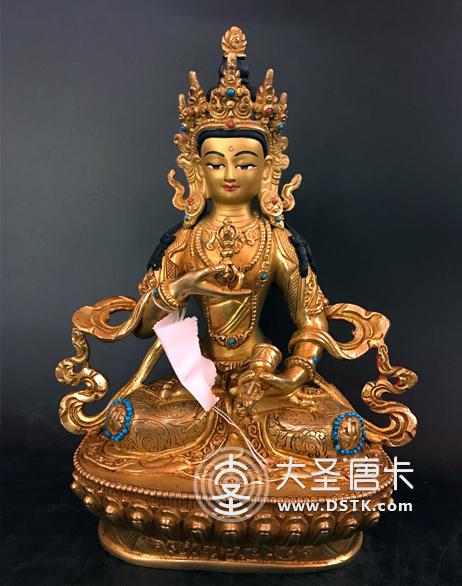 金剛薩垛鎏金22cm