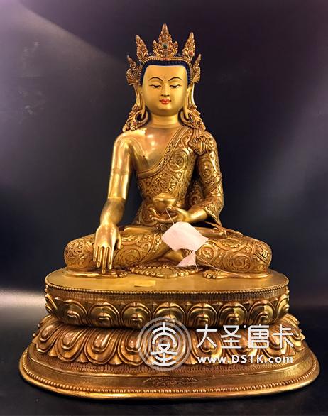 釋迦牟尼佛鎏金42cm