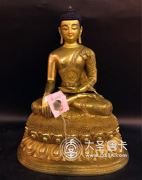 釋迦牟尼佛鎏金30cm