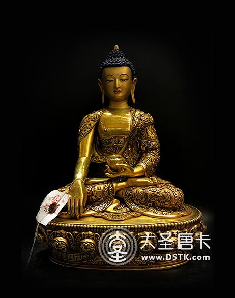 釋迦牟尼佛鎏金精品35cm