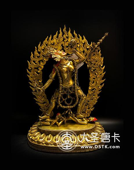 金剛瑜伽母鎏金36cm