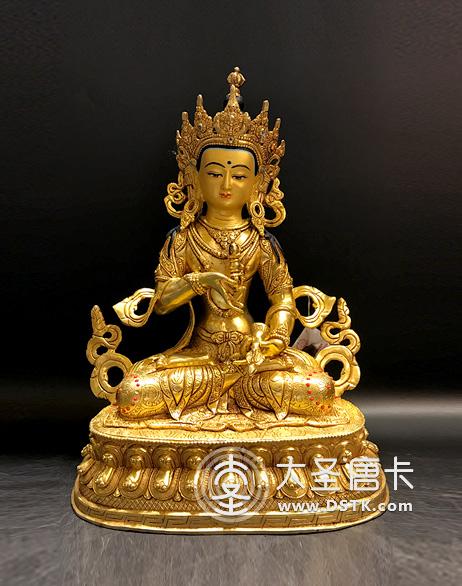 金剛薩垛鎏金一尺