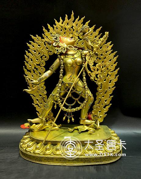 金剛瑜伽母鎏金54cm