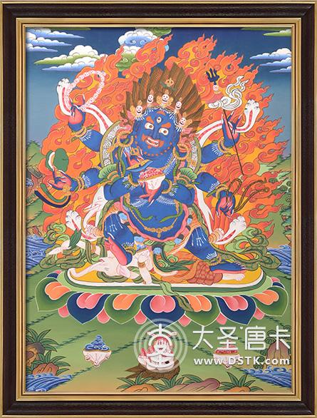 六臂瑪哈嘎拉彩唐