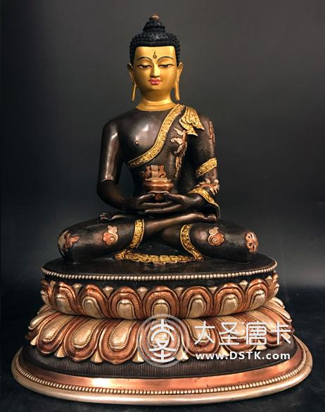 阿彌陀佛紫銅30cm