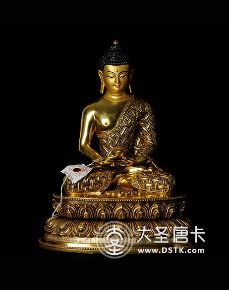 阿彌陀佛鎏金33cm