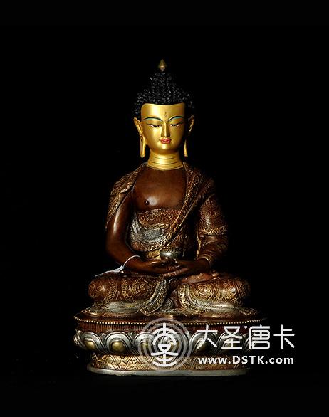 阿彌陀佛鎏金33cm