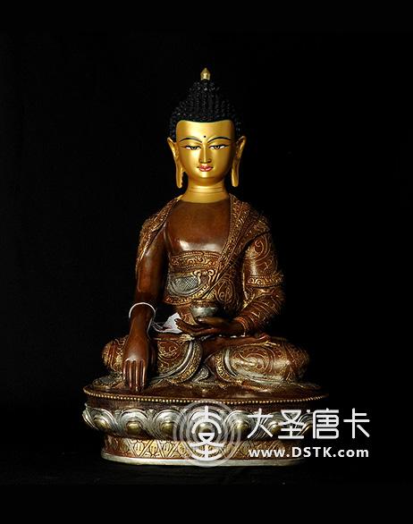 釋迦牟尼佛鎏金33cm