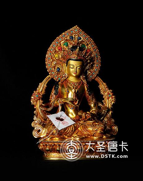 金剛薩垛鎏金23cm