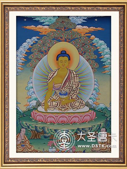 釋迦牟尼佛熱貢彩繪