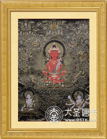 長壽佛熱貢黑金