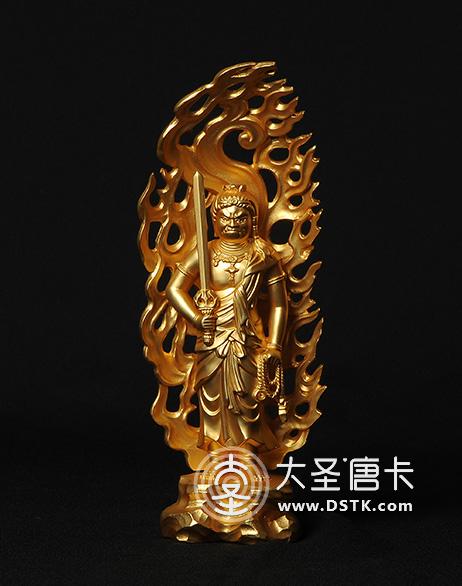 不動明王日本佛像15cm