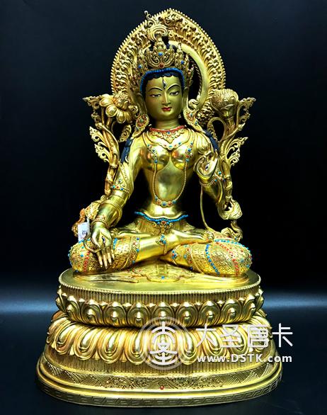 白度母鎏金46cm