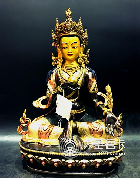地藏王鎏金33cm