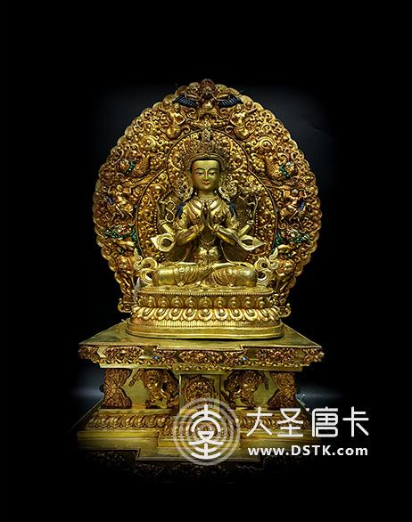 四臂觀音鎏金60cm