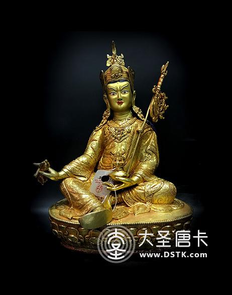 蓮花生大師鎏金36cm