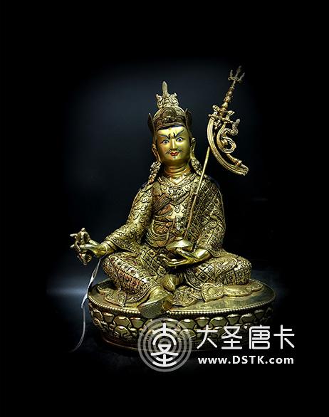 蓮花生大師鎏金36cm