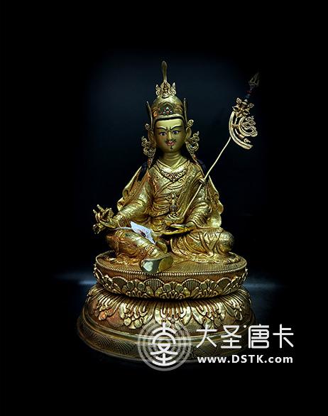 蓮花生大師鎏金46cm