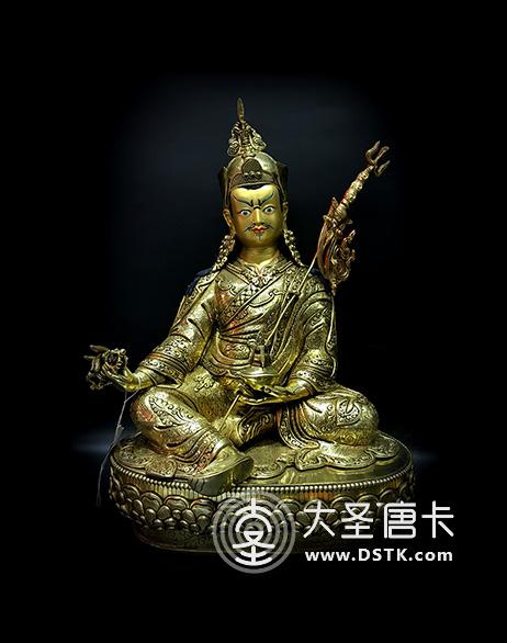 蓮花生大師鎏金50cm