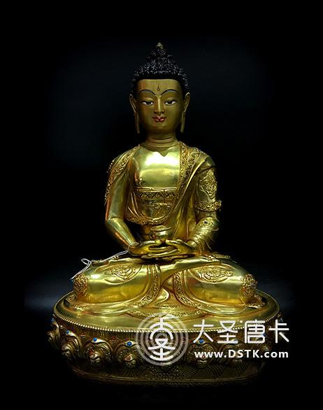 阿彌陀佛鎏金33cm