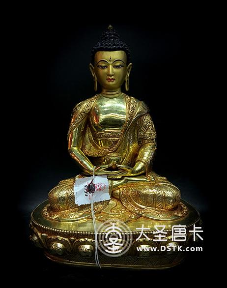 阿彌陀佛鎏金33cm