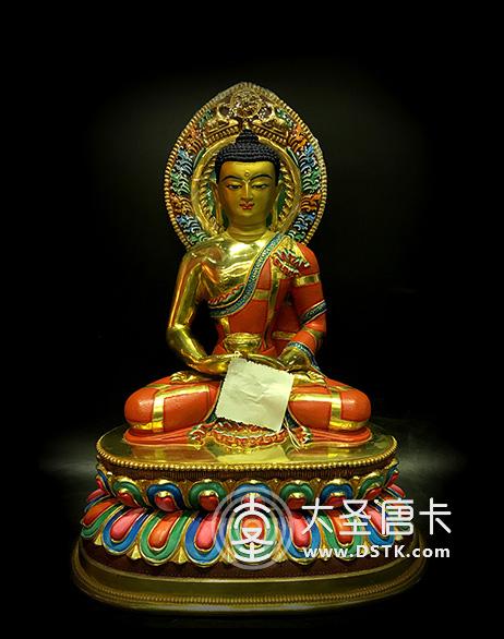 阿彌陀佛鎏金36cm