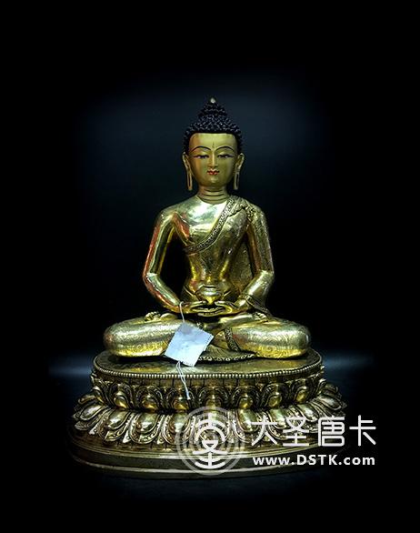 阿彌陀佛鎏金42cm