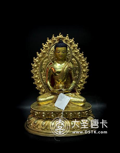 阿彌陀佛鎏金33cm