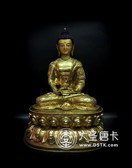 阿彌陀佛鎏金50cm