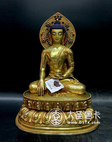 釋迦牟尼佛鎏金33cm