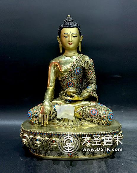 釋迦牟尼佛鎏35cm