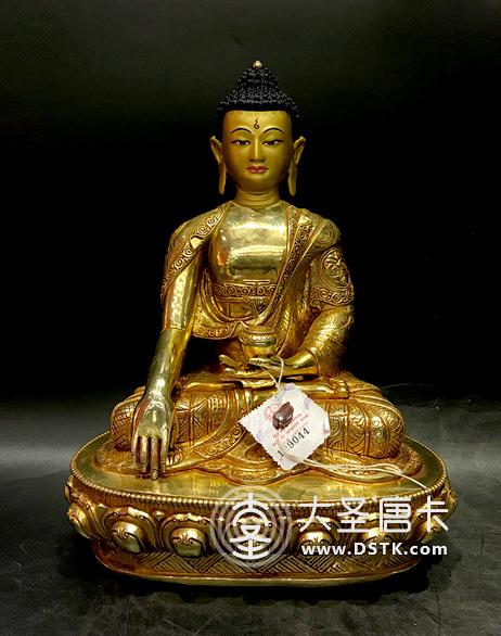 釋迦牟尼佛鎏金33cm