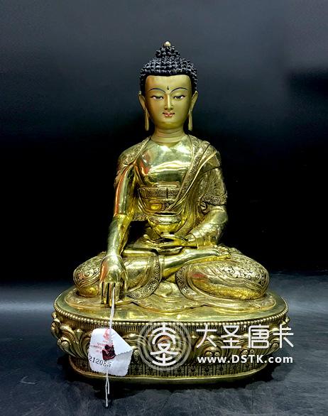 釋迦牟尼佛鎏金39cm